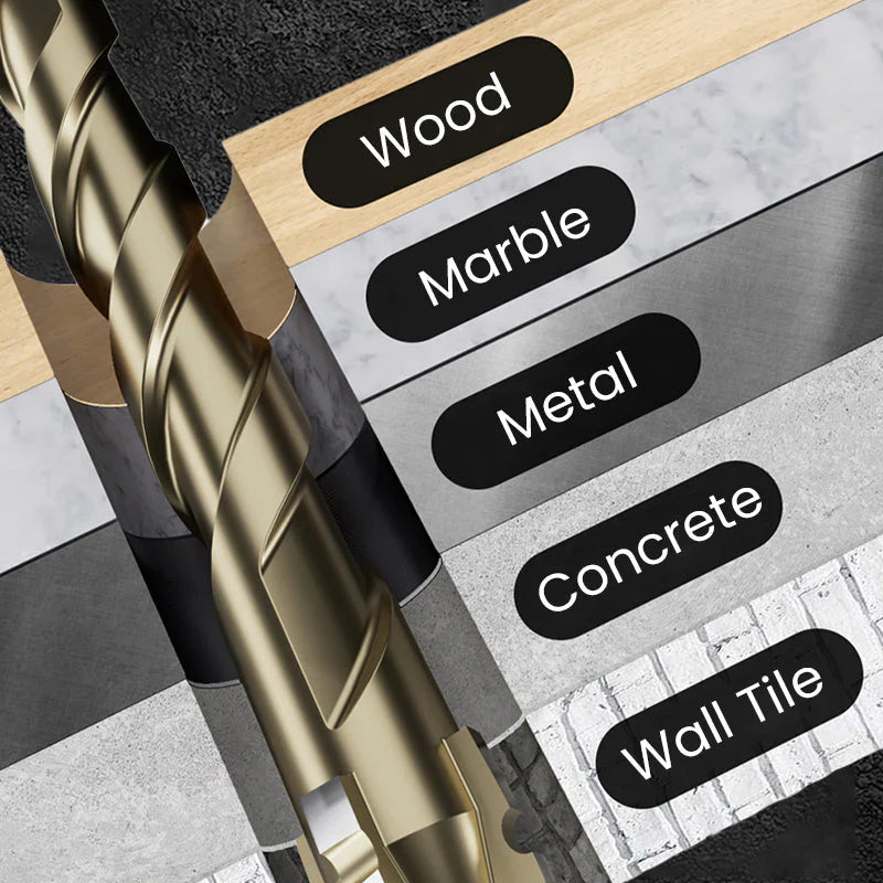 Ultra-Hard Alloy Drill Bit Kit - (Set of 13)