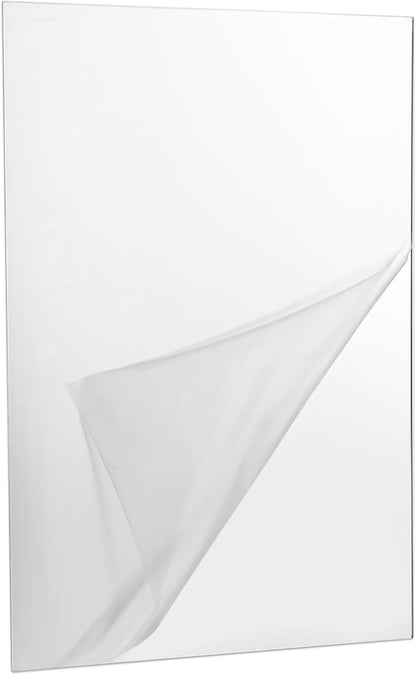 Mirror Sticker for Wall(Oval+Rectangular) Pack of 2 (BUY 1 GET 1 FREE)