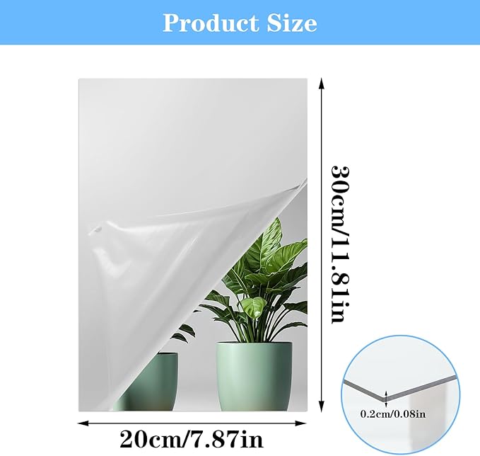 Mirror Sticker for Wall(Oval+Rectangular) Pack of 2 (BUY 1 GET 1 FREE)