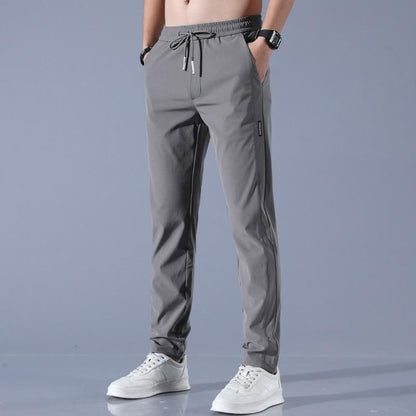 (Buy 1 Get 1 Free) MEN'S HIGH STRETCH SKINNY CARGO PANTS(Black & Grey)