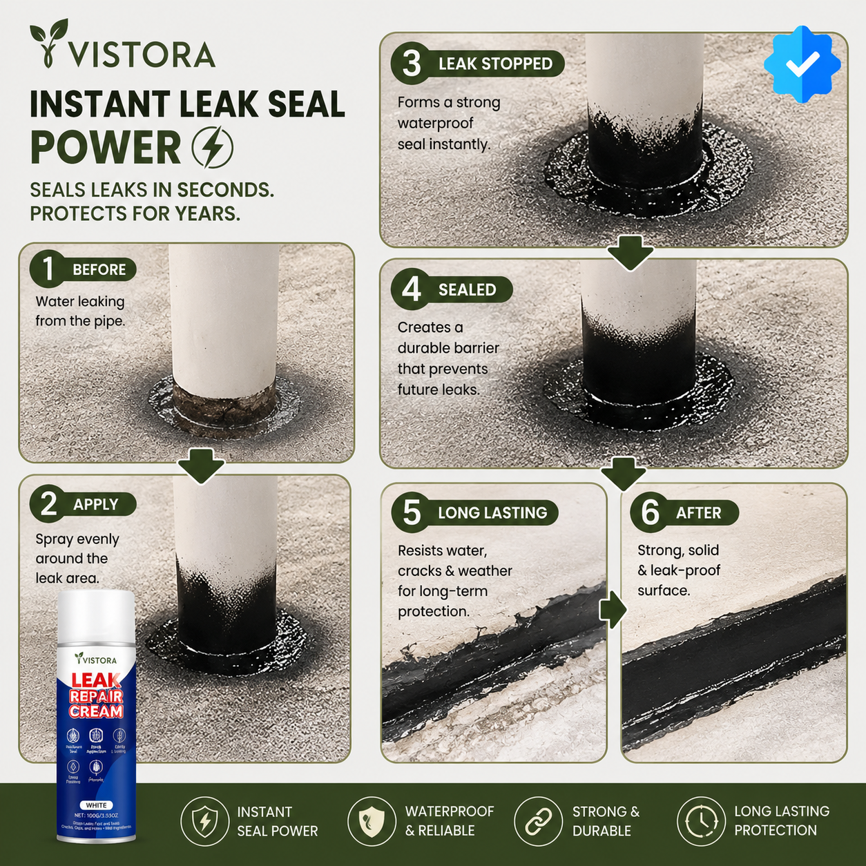 ⏰Limited Sale 49% OFF 🌿💧Heavy-Duty Leak Repair Waterproof Sealant Spray 💧Buy 1 Get 1 free💧