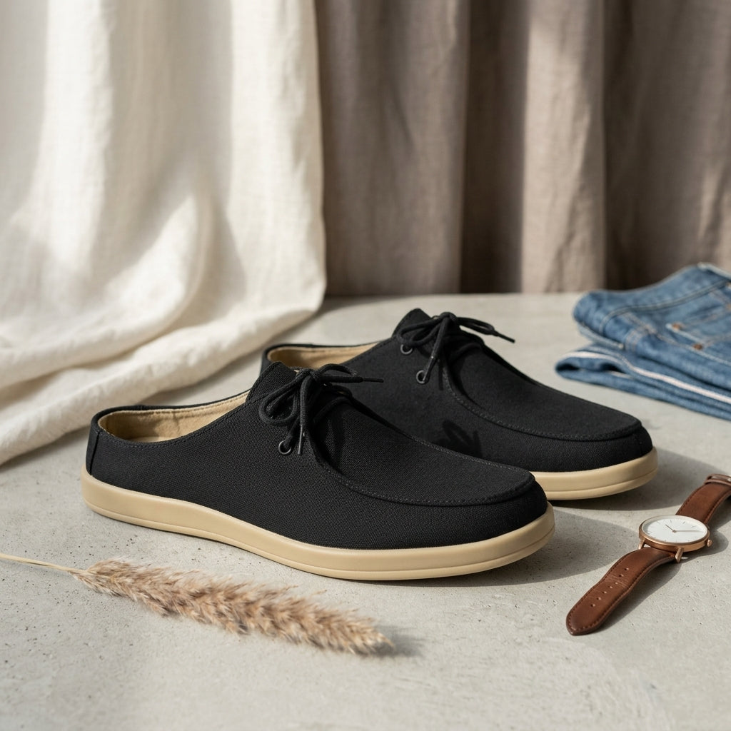 Linen Slip-On Loafers