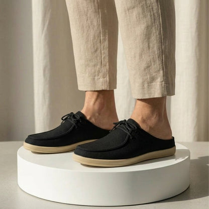 Linen Slip-On Loafers
